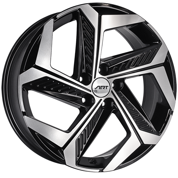 ART 222 19X7.5 5X114.3 ET 50mm Gloss Black - Machined Face