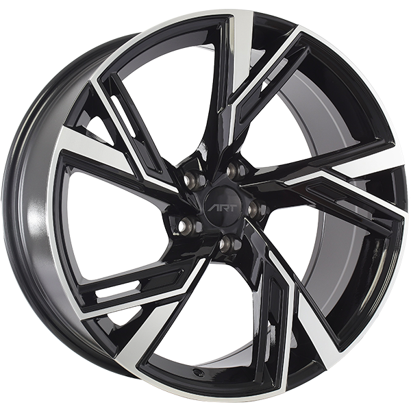 ART 230 19X8.5 5X112 ET 28mm Gloss Black - Machined Face