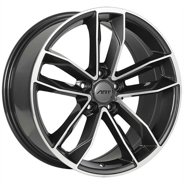 ART 129 19X8.5 5X112 ET 35mm Dark Gunmetal - Machined Face