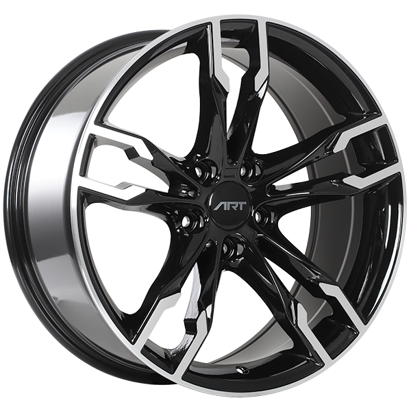 ART 165 18X8 5X120 ET 35mm Black & Machined