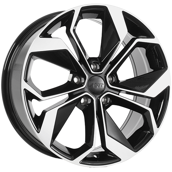 ART 309 15X6.5 4X100 ET 38mm Black & Machined