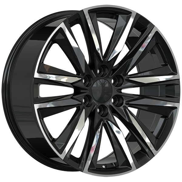 ART 354 20X9 6X139.7 ET 28mm Black & Machined