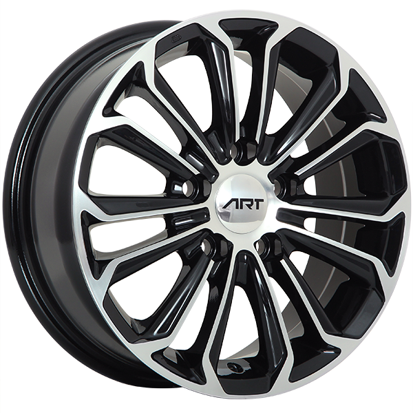 ART 95 15X6 5X100 ET 40mm Black & Machined