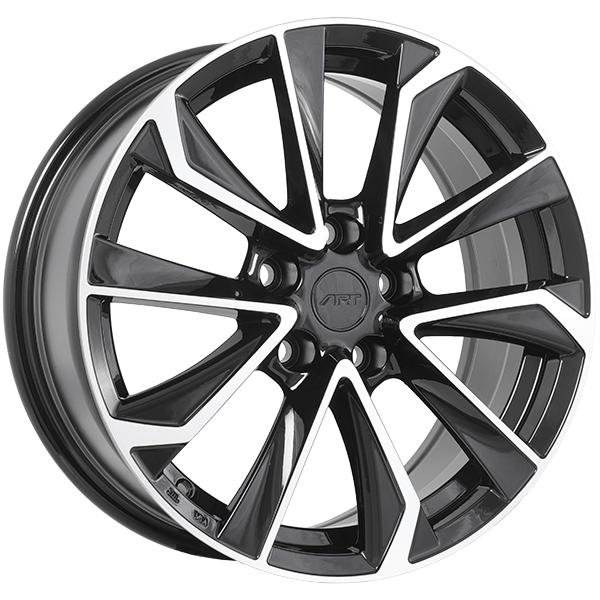 ART 179 17X7.5 5X114.3 ET 35mm Gloss Black - Machined Face