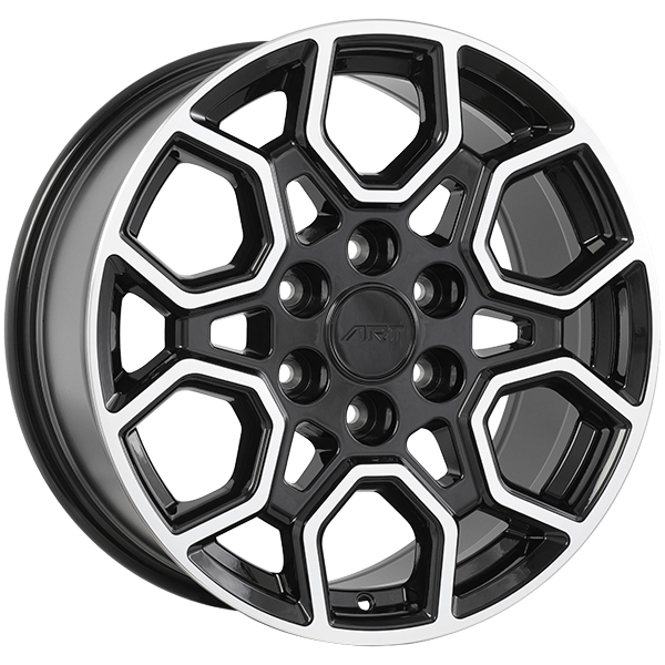 ART 266 18X8 6X135 ET 35mm Gloss Black - Machined Face