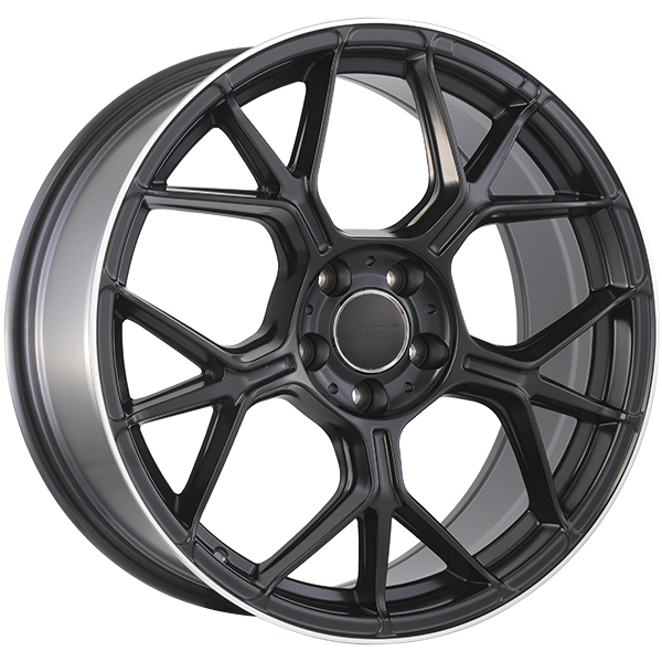 ART 395 19X8.5 5X112 ET 35mm Satin Black - Machined Lip