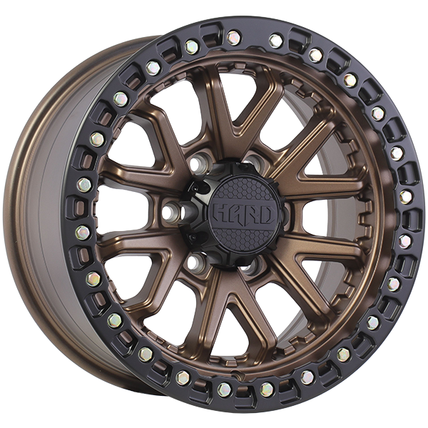 Ruffino Hard Dune 17X8.5 6X139.7 ET 15mm Satin Bronze Face - Satin Black Lip