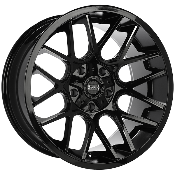Ruffino Hard Tactical 20X10 6X135 / 6X139.7 ET -12mm Gloss Black - Milled Edge