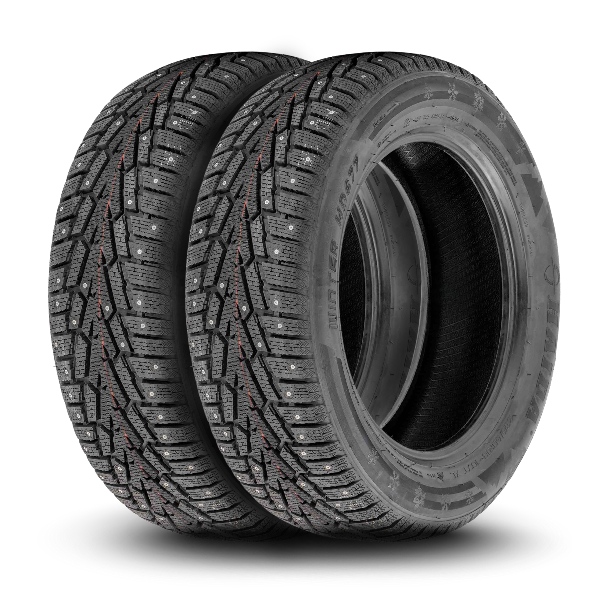 205/55R16XL Haida HD677S Studded Winter 94T - 2 Pack