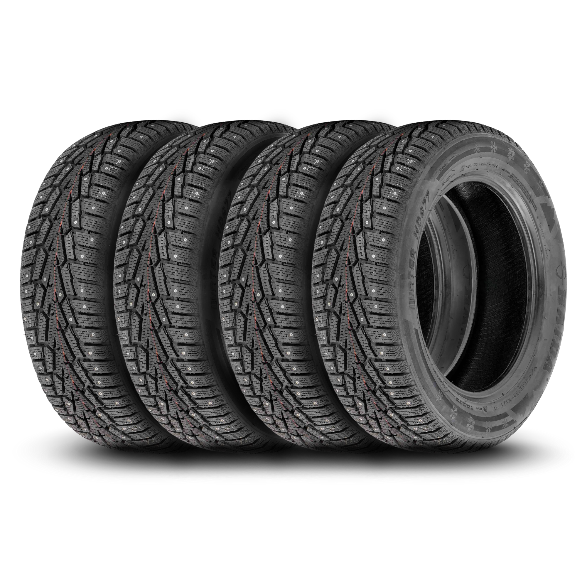 205/55R16XL Haida HD677S Studded Winter 94T - 4 Pack