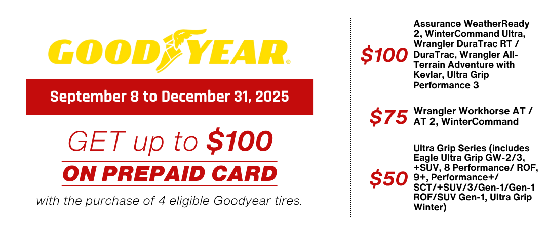 Goodyear rebate 2025 flyer Canada