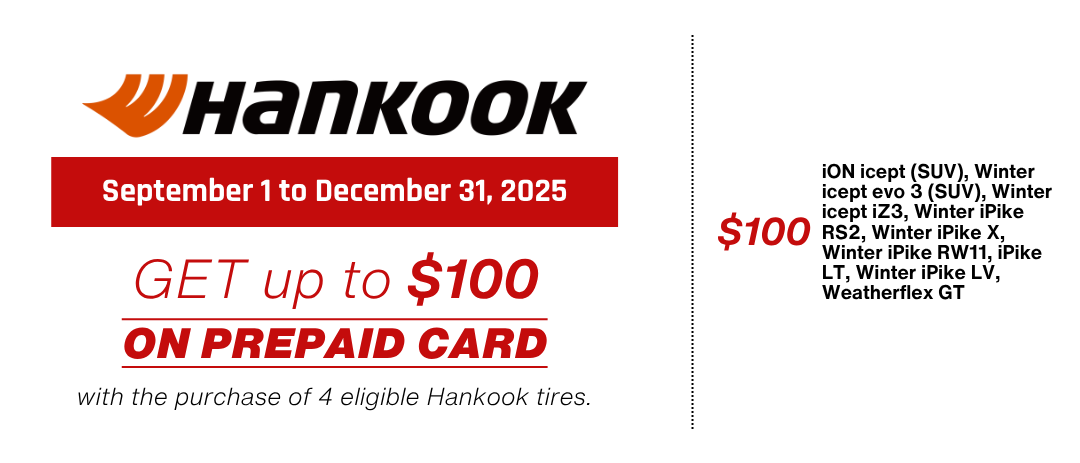 Hankook rebate 2025 flyer Canada