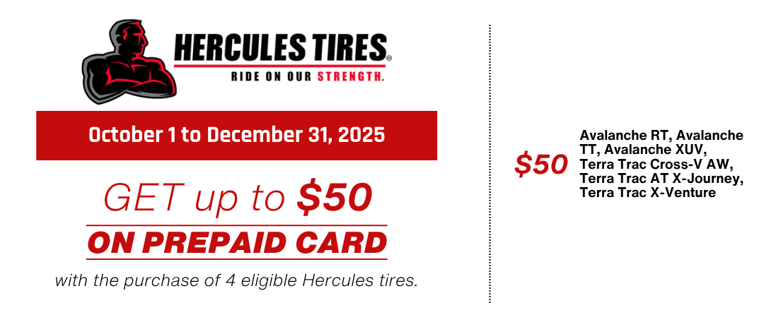Hercules rebate 2025 flyer Canada